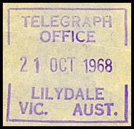 Lilydale 1968